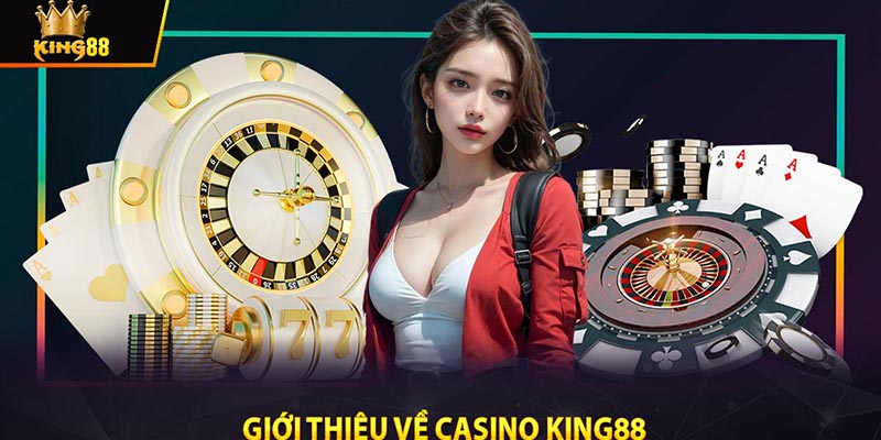 Sảnh casino king88 được phục vụ bởi các dealer xinh đẹp