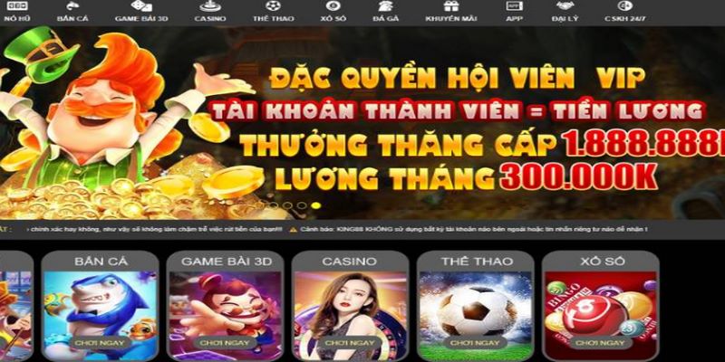 Truy cập link vào King88 bet thủ được khám phá game hot