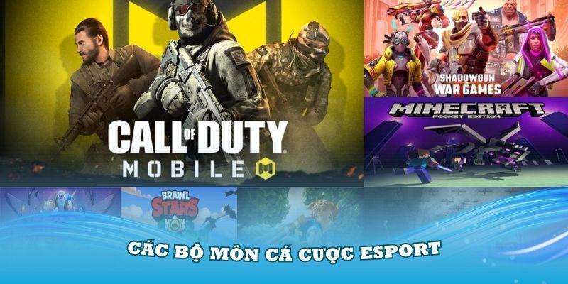 Các bộ môn cá cược esport